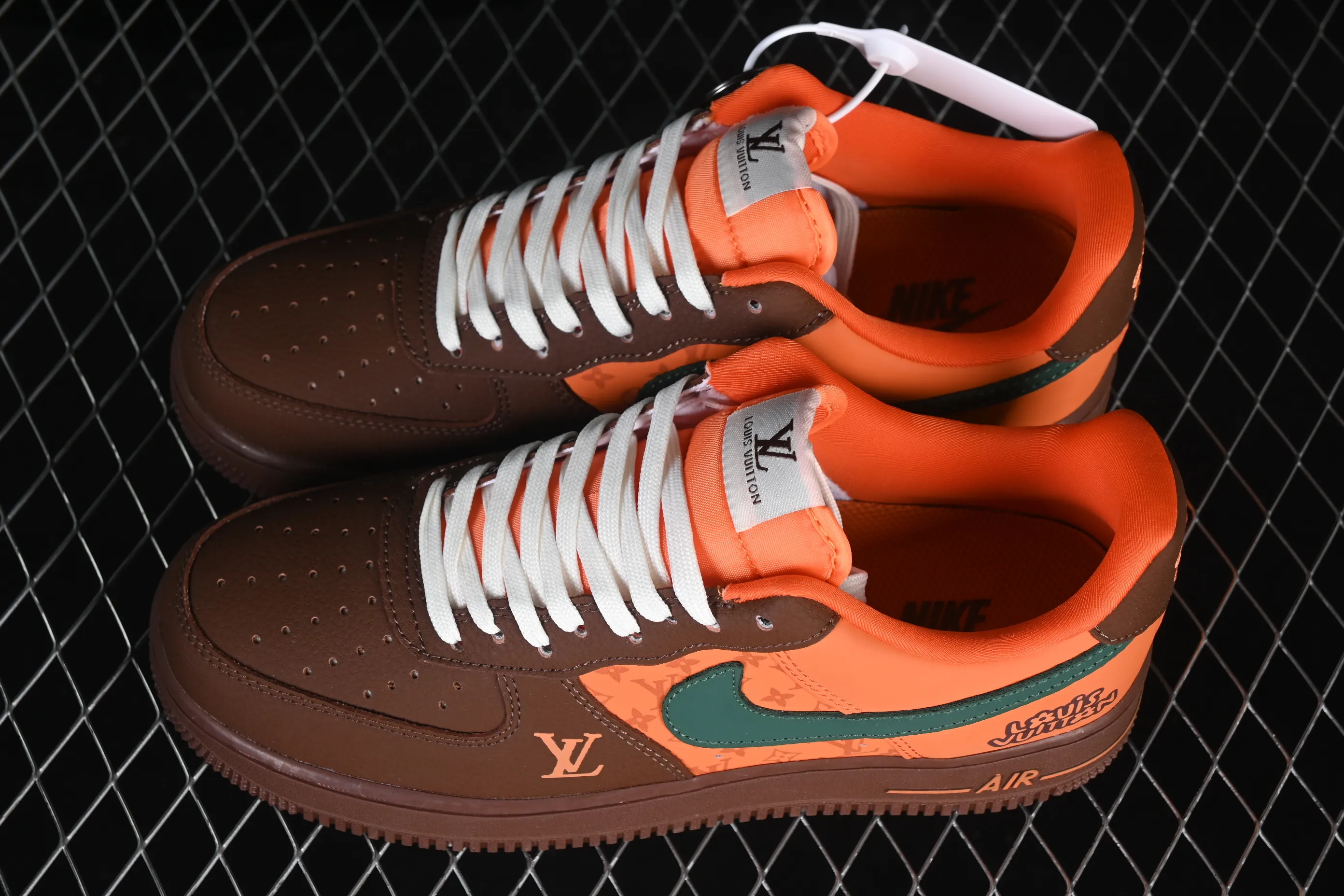 All Categories Nk Air Force 1 Air Force Series Nk Air Force 1 Low Air Force Low Nike Air Force 1'07 Low Joint Orange Brown Elegant Green Air Force One Low Casual Shoes DF0188-126